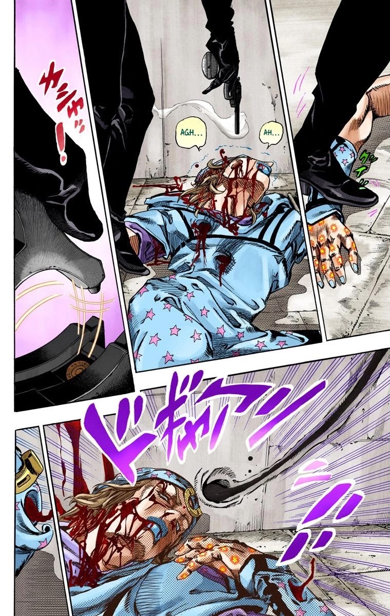 JoJo's Bizarre Adventure Part 7 - Steel Ball Run (Official Colored) Chapter 65 page 14 - Chapter 65: Chocolate Disco Part 2