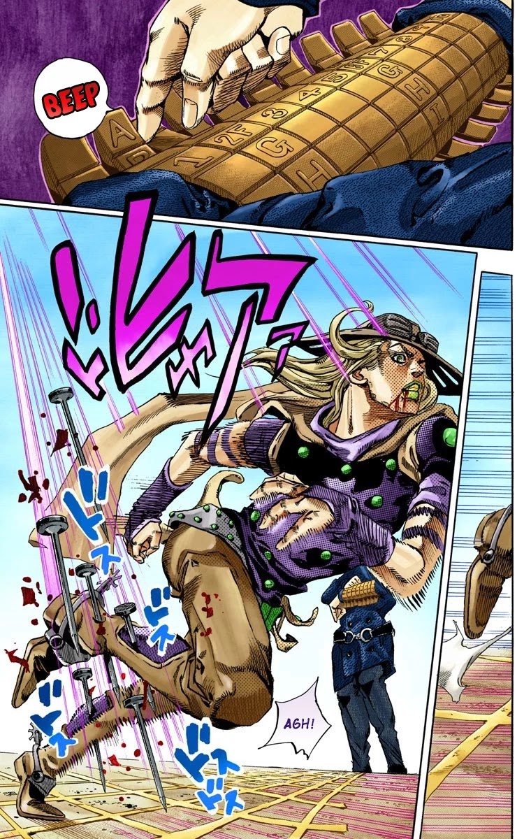 JoJo's Bizarre Adventure Part 7 - Steel Ball Run (Official Colored) Chapter 65 page 23 - Chapter 65: Chocolate Disco Part 2