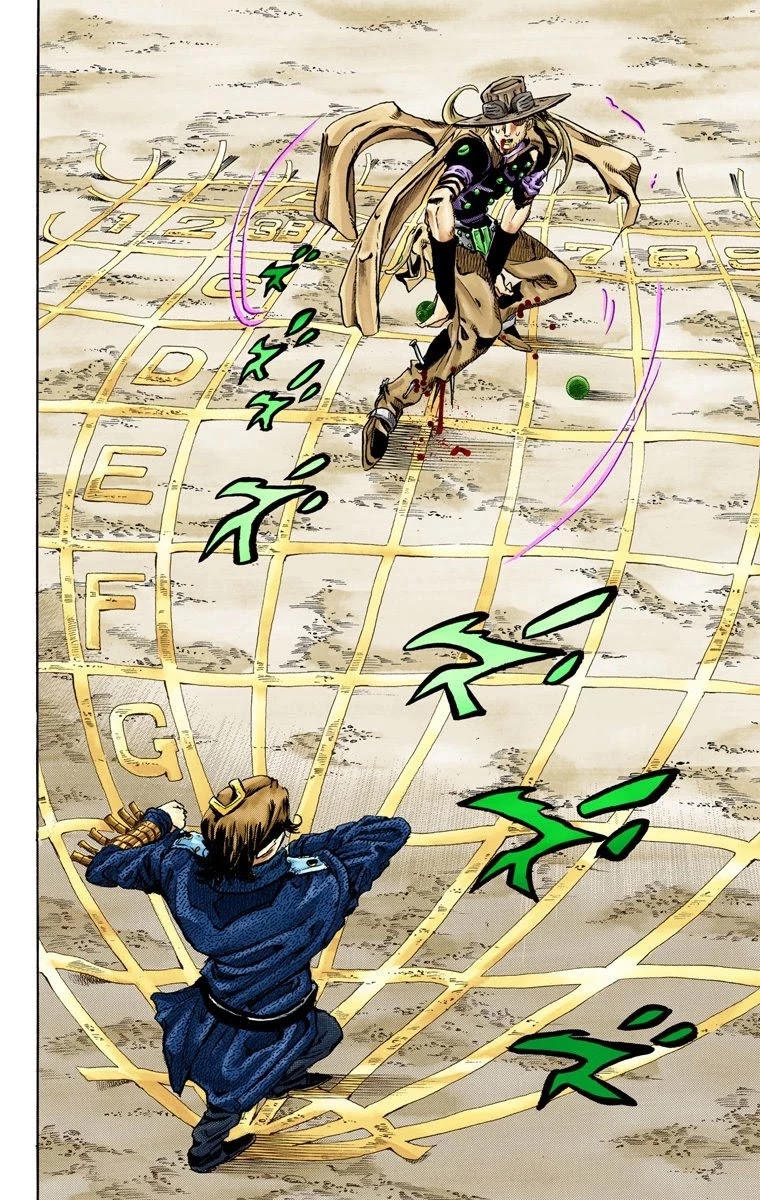 JoJo's Bizarre Adventure Part 7 - Steel Ball Run (Official Colored) Chapter 65 page 26 - Chapter 65: Chocolate Disco Part 2