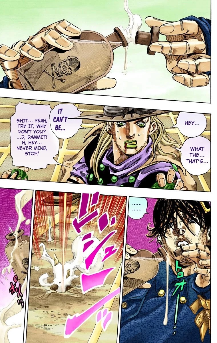 JoJo's Bizarre Adventure Part 7 - Steel Ball Run (Official Colored) Chapter 65 page 29 - Chapter 65: Chocolate Disco Part 2