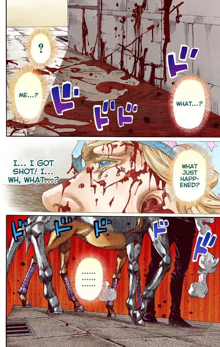 JoJo's Bizarre Adventure Part 7 - Steel Ball Run (Official Colored) Chapter 65 page 3 - Chapter 65: Chocolate Disco Part 2