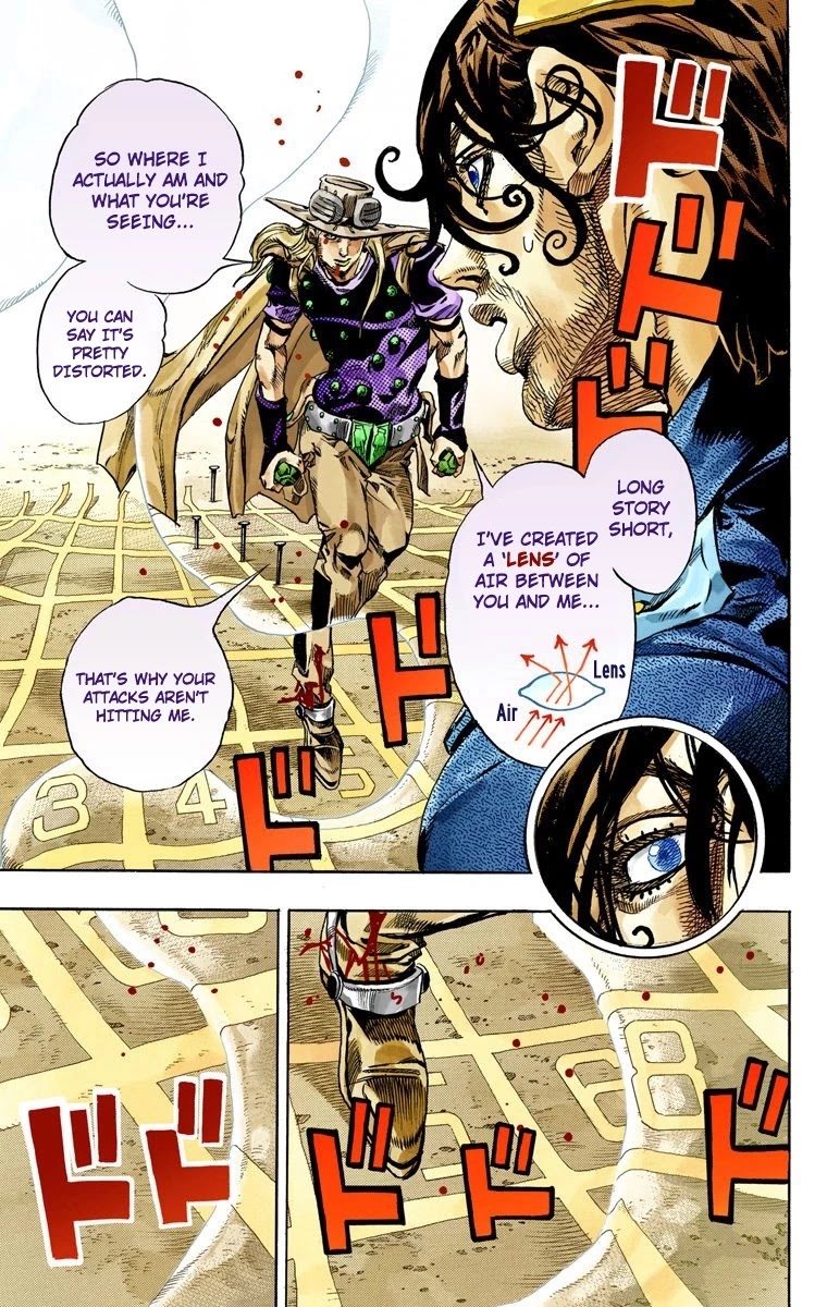 JoJo's Bizarre Adventure Part 7 - Steel Ball Run (Official Colored) Chapter 66 page 16 - Chapter 66: D4C Part 1