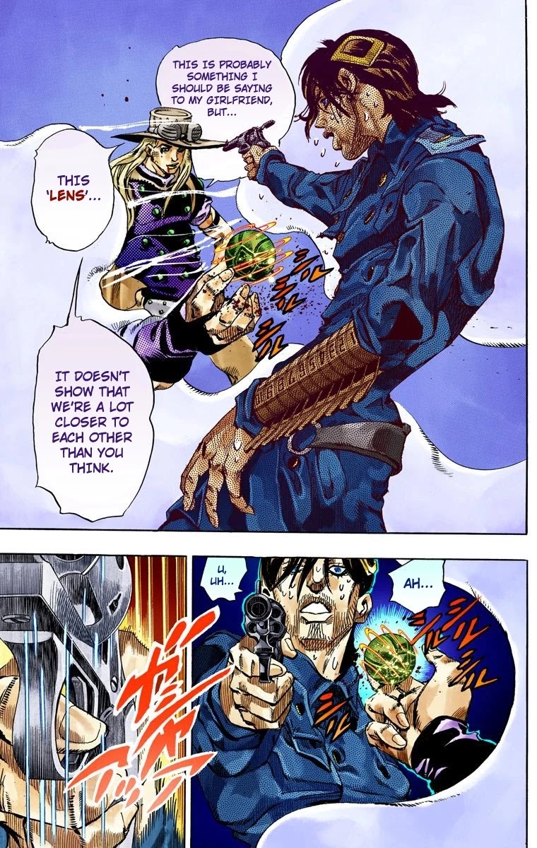 JoJo's Bizarre Adventure Part 7 - Steel Ball Run (Official Colored) Chapter 66 page 18 - Chapter 66: D4C Part 1