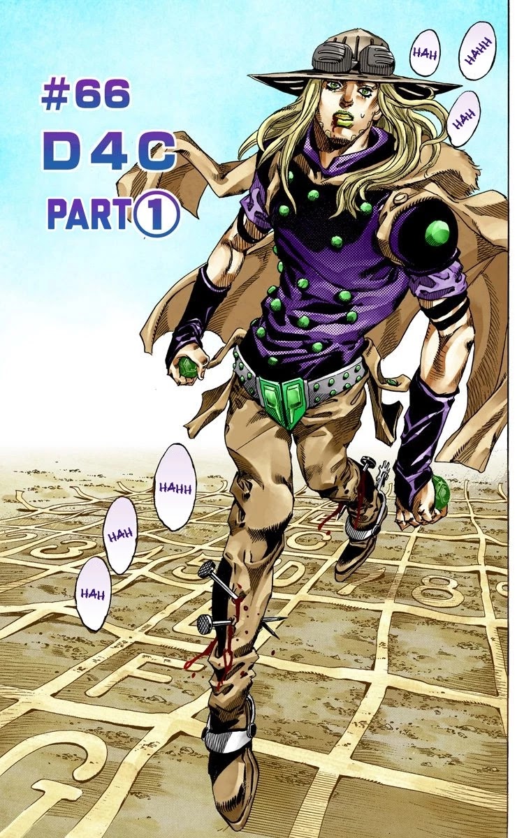JoJo's Bizarre Adventure Part 7 - Steel Ball Run (Official Colored) Chapter 66 page 2 - Chapter 66: D4C Part 1