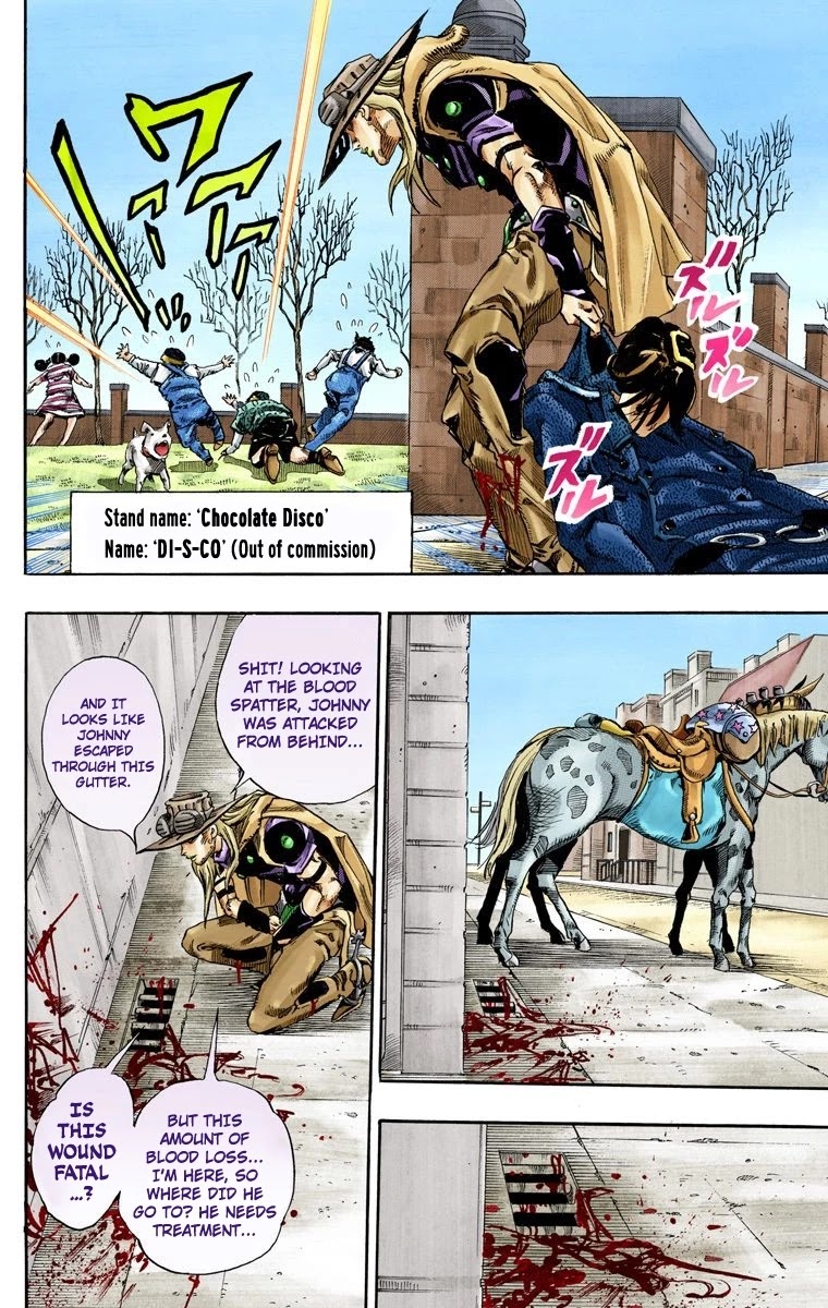 JoJo's Bizarre Adventure Part 7 - Steel Ball Run (Official Colored) Chapter 66 page 21 - Chapter 66: D4C Part 1