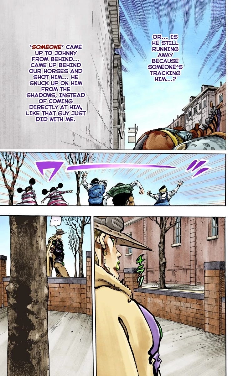 JoJo's Bizarre Adventure Part 7 - Steel Ball Run (Official Colored) Chapter 66 page 22 - Chapter 66: D4C Part 1