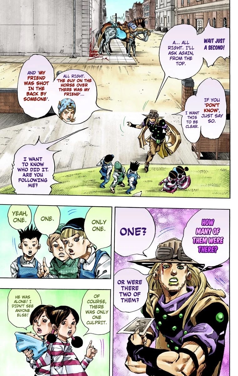 JoJo's Bizarre Adventure Part 7 - Steel Ball Run (Official Colored) Chapter 66 page 28 - Chapter 66: D4C Part 1