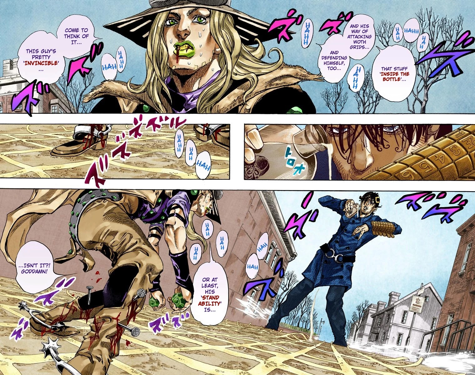 JoJo's Bizarre Adventure Part 7 - Steel Ball Run (Official Colored) Chapter 66 page 3 - Chapter 66: D4C Part 1
