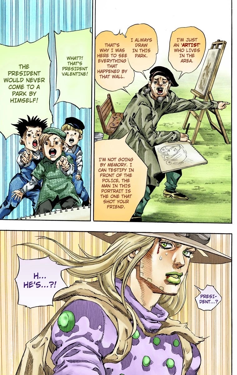 JoJo's Bizarre Adventure Part 7 - Steel Ball Run (Official Colored) Chapter 66 page 34 - Chapter 66: D4C Part 1