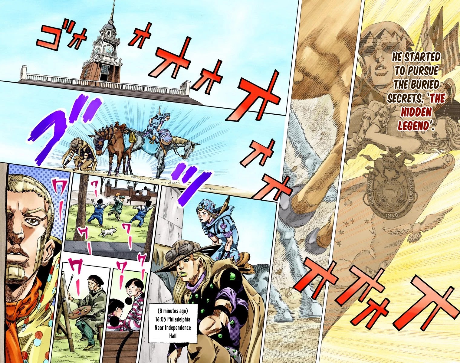JoJo's Bizarre Adventure Part 7 - Steel Ball Run (Official Colored) Chapter 67 page 15 - Chapter 67: D4C Part 2