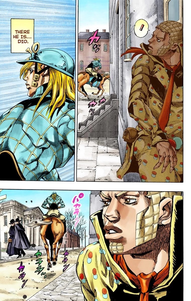 JoJo's Bizarre Adventure Part 7 - Steel Ball Run (Official Colored) Chapter 67 page 19 - Chapter 67: D4C Part 2