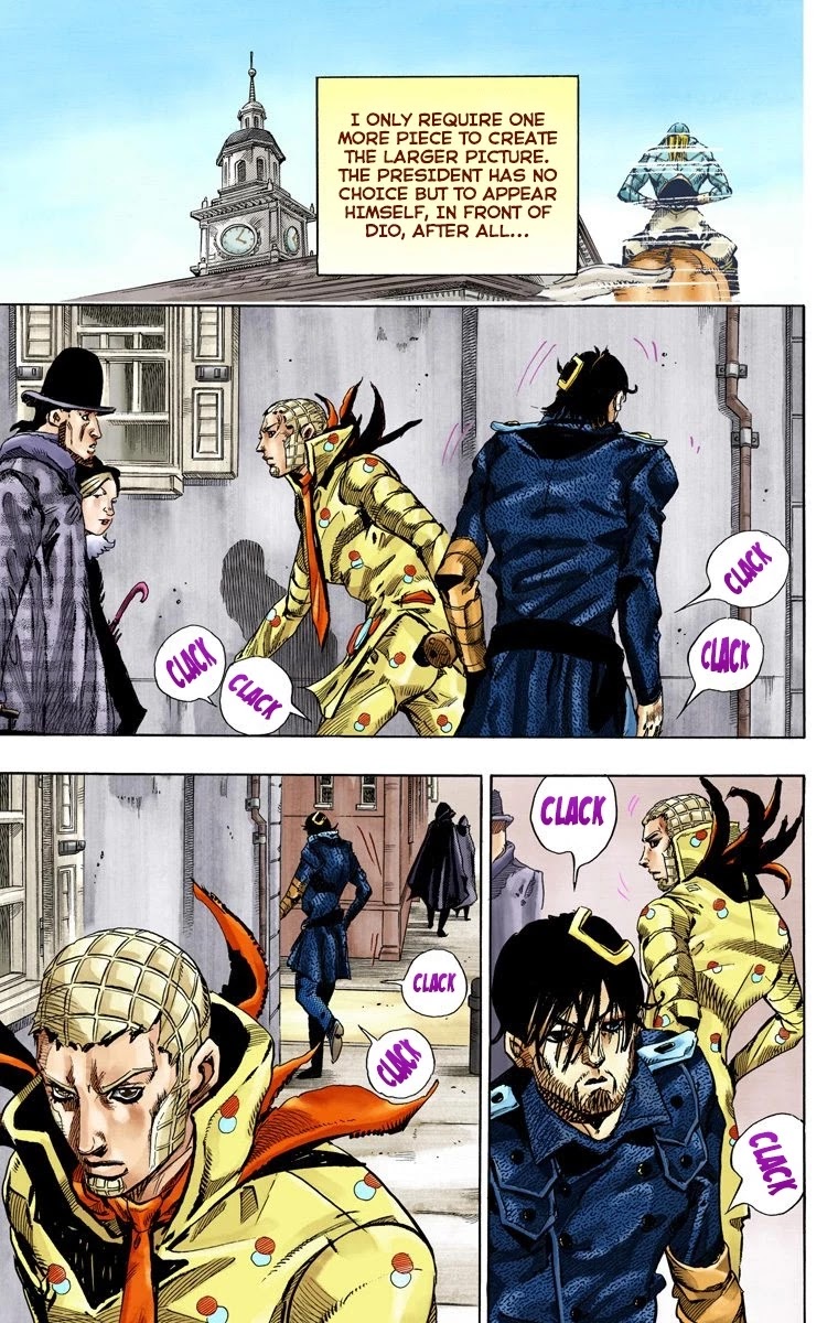 JoJo's Bizarre Adventure Part 7 - Steel Ball Run (Official Colored) Chapter 67 page 21 - Chapter 67: D4C Part 2