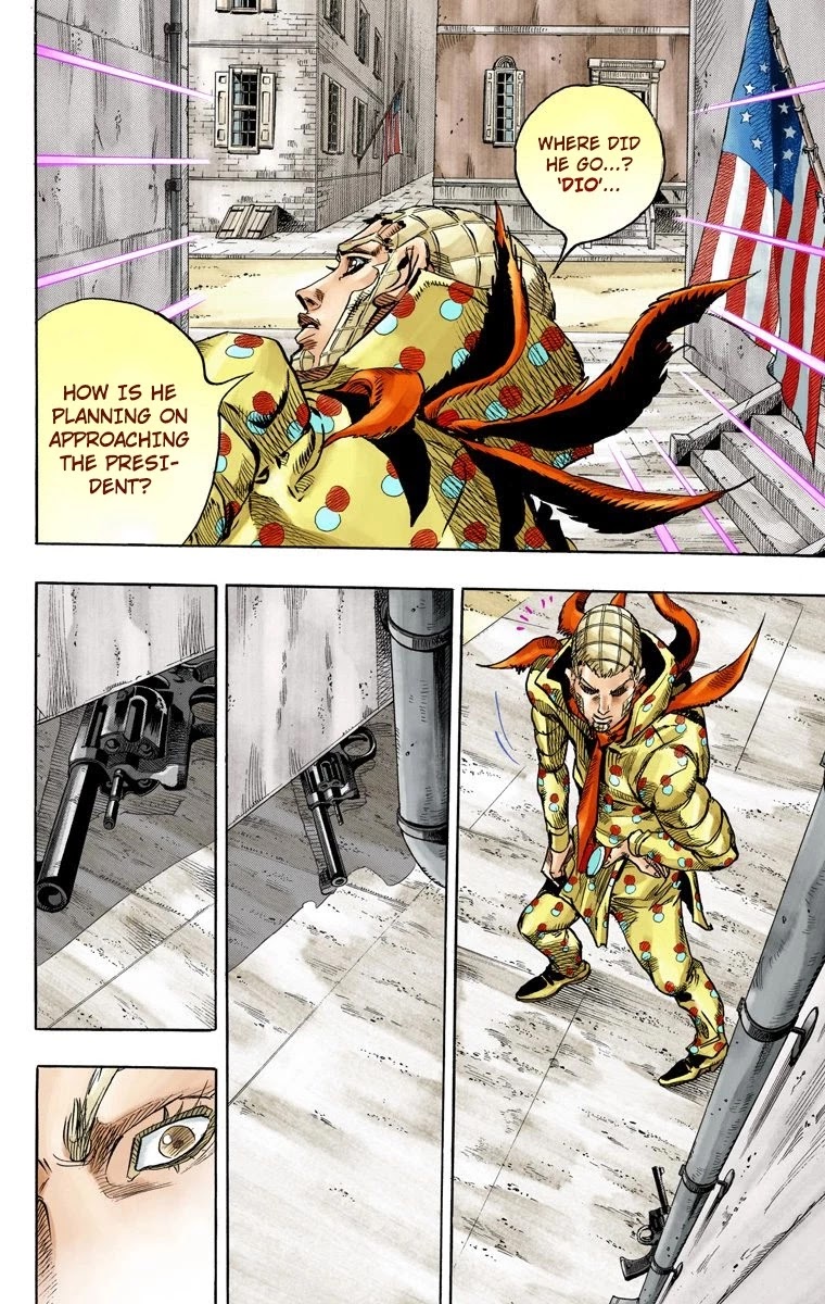 JoJo's Bizarre Adventure Part 7 - Steel Ball Run (Official Colored) Chapter 67 page 22 - Chapter 67: D4C Part 2