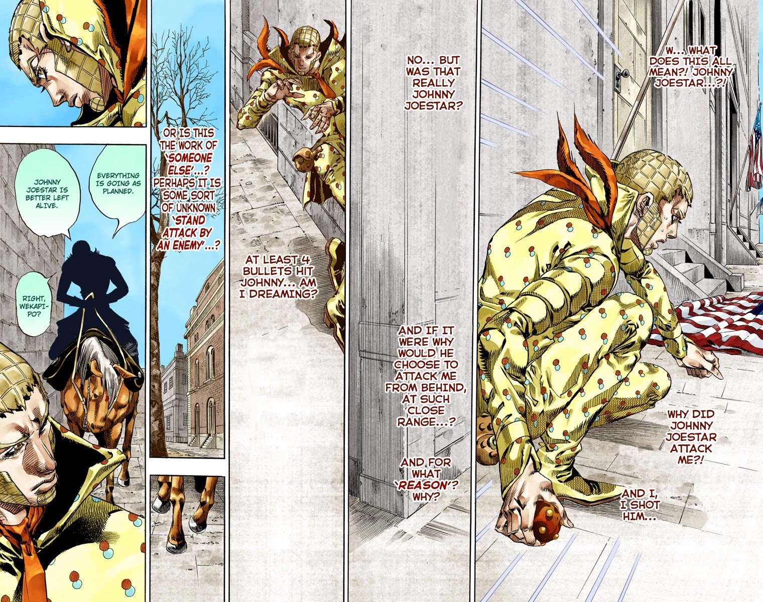 JoJo's Bizarre Adventure Part 7 - Steel Ball Run (Official Colored) Chapter 67 page 36 - Chapter 67: D4C Part 2