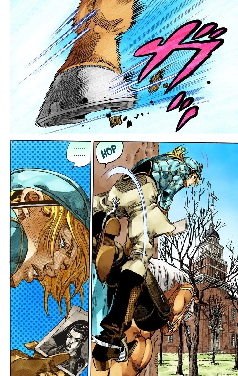 JoJo's Bizarre Adventure Part 7 - Steel Ball Run (Official Colored) Chapter 67 page 39 - Chapter 67: D4C Part 2