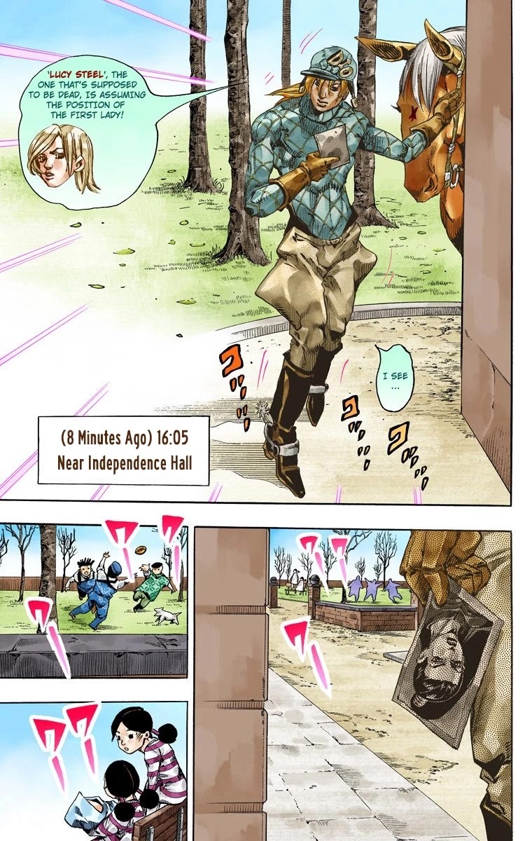 JoJo's Bizarre Adventure Part 7 - Steel Ball Run (Official Colored) Chapter 67 page 40 - Chapter 67: D4C Part 2