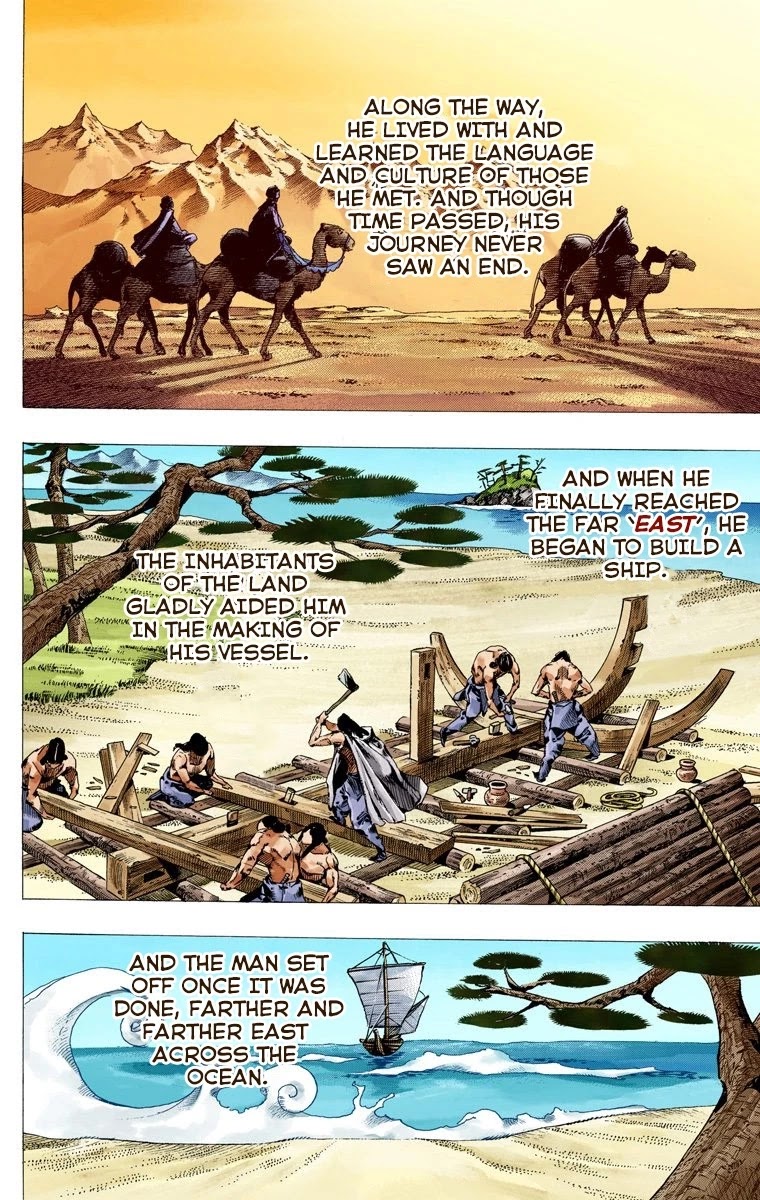 JoJo's Bizarre Adventure Part 7 - Steel Ball Run (Official Colored) Chapter 67 page 9 - Chapter 67: D4C Part 2