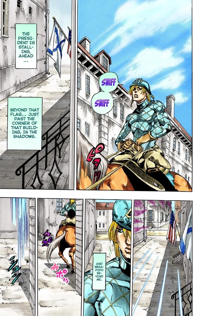 JoJo's Bizarre Adventure Part 7 - Steel Ball Run (Official Colored) Chapter 68 page 10 - Chapter 68: D4C Part 3