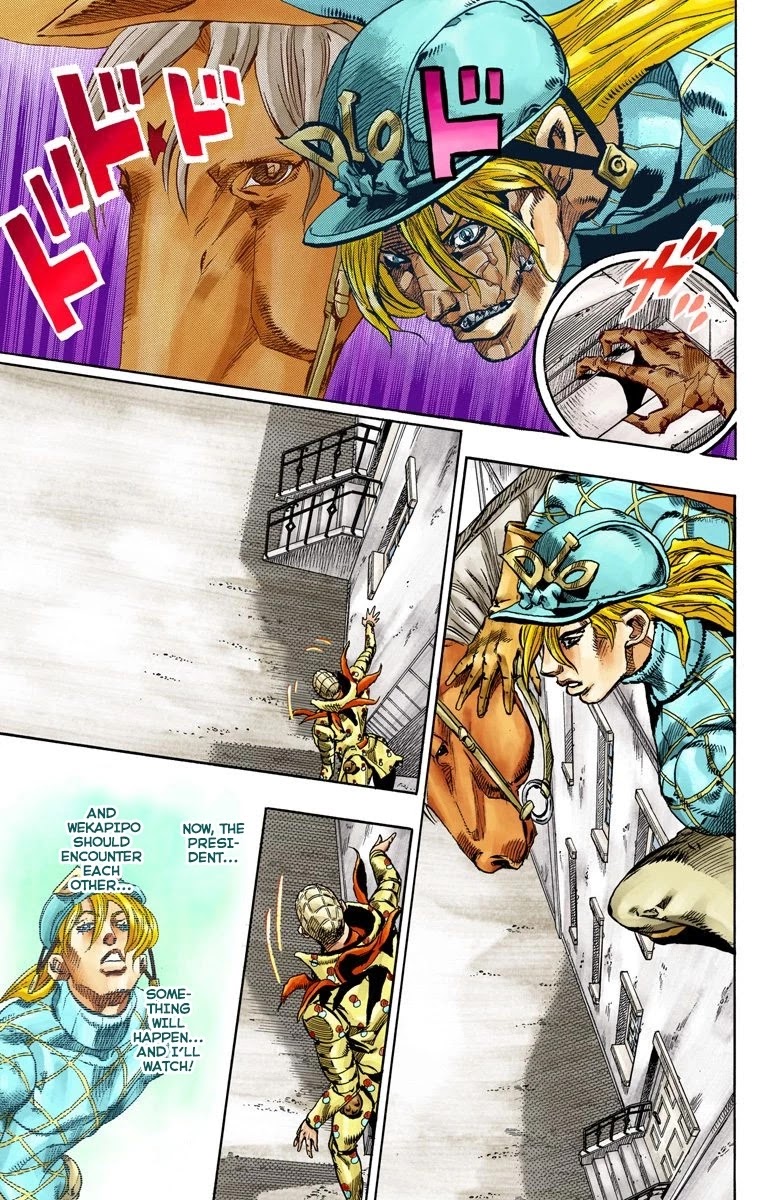 JoJo's Bizarre Adventure Part 7 - Steel Ball Run (Official Colored) Chapter 68 page 12 - Chapter 68: D4C Part 3