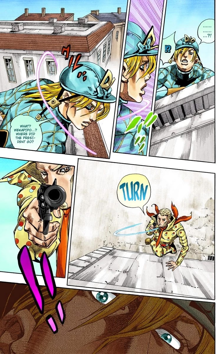 JoJo's Bizarre Adventure Part 7 - Steel Ball Run (Official Colored) Chapter 68 page 14 - Chapter 68: D4C Part 3