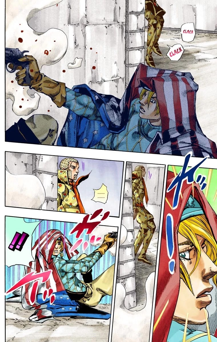 JoJo's Bizarre Adventure Part 7 - Steel Ball Run (Official Colored) Chapter 68 page 18 - Chapter 68: D4C Part 3