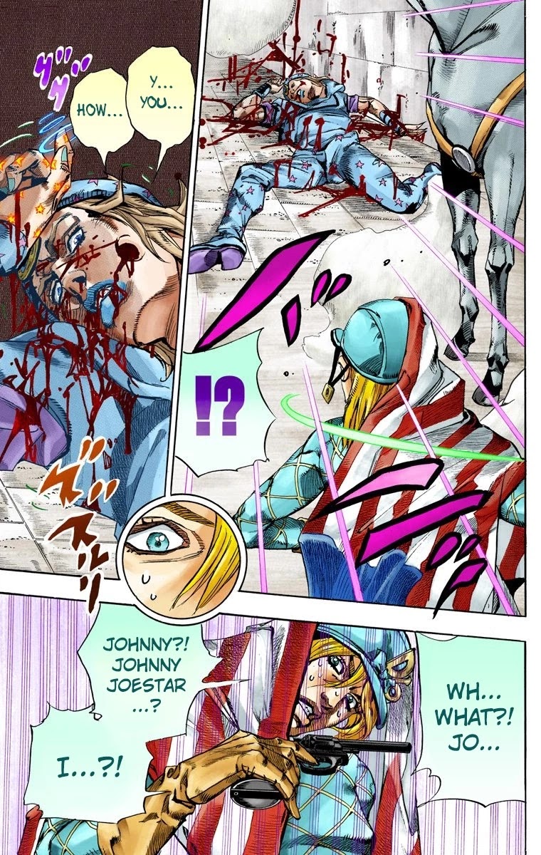 JoJo's Bizarre Adventure Part 7 - Steel Ball Run (Official Colored) Chapter 68 page 19 - Chapter 68: D4C Part 3