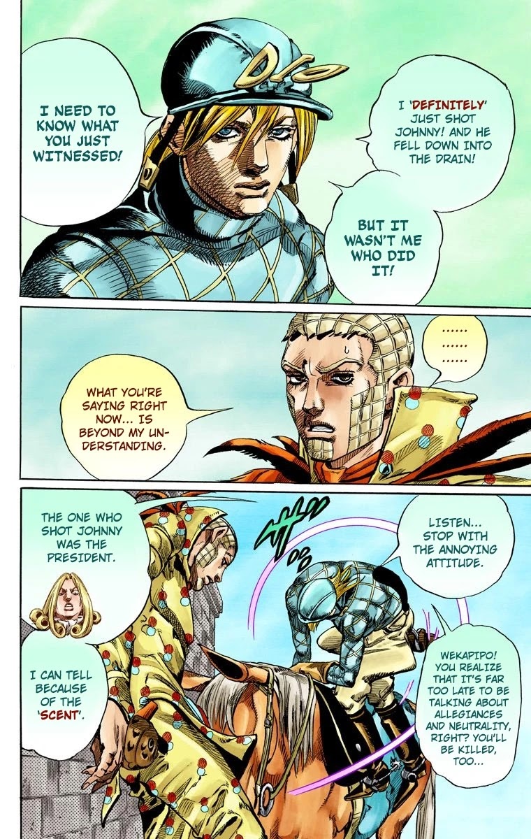 JoJo's Bizarre Adventure Part 7 - Steel Ball Run (Official Colored) Chapter 68 page 25 - Chapter 68: D4C Part 3