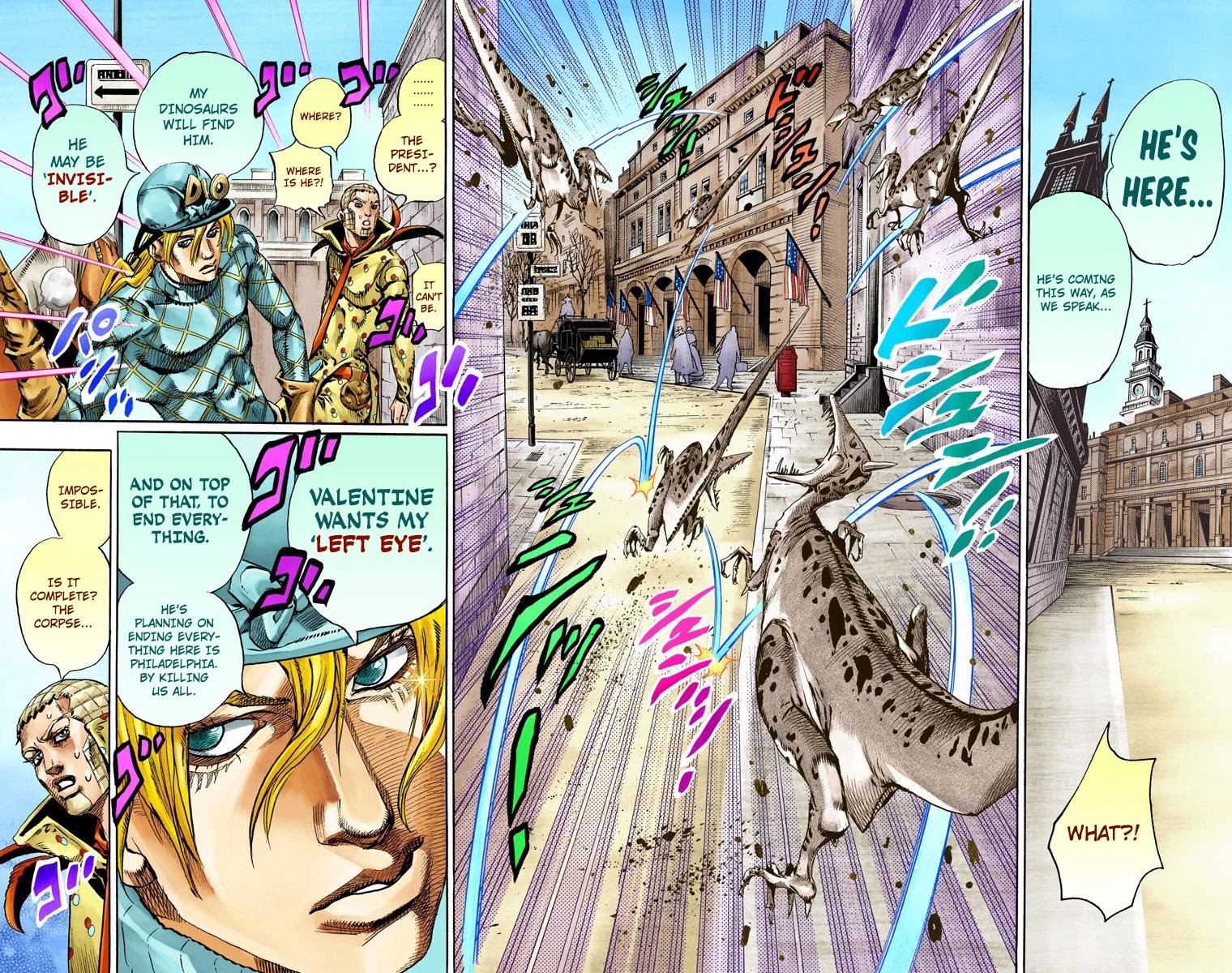 JoJo's Bizarre Adventure Part 7 - Steel Ball Run (Official Colored) Chapter 68 page 27 - Chapter 68: D4C Part 3