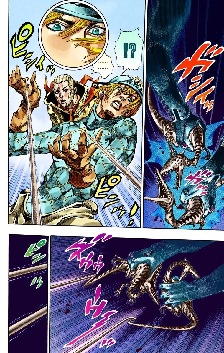 JoJo's Bizarre Adventure Part 7 - Steel Ball Run (Official Colored) Chapter 68 page 34 - Chapter 68: D4C Part 3