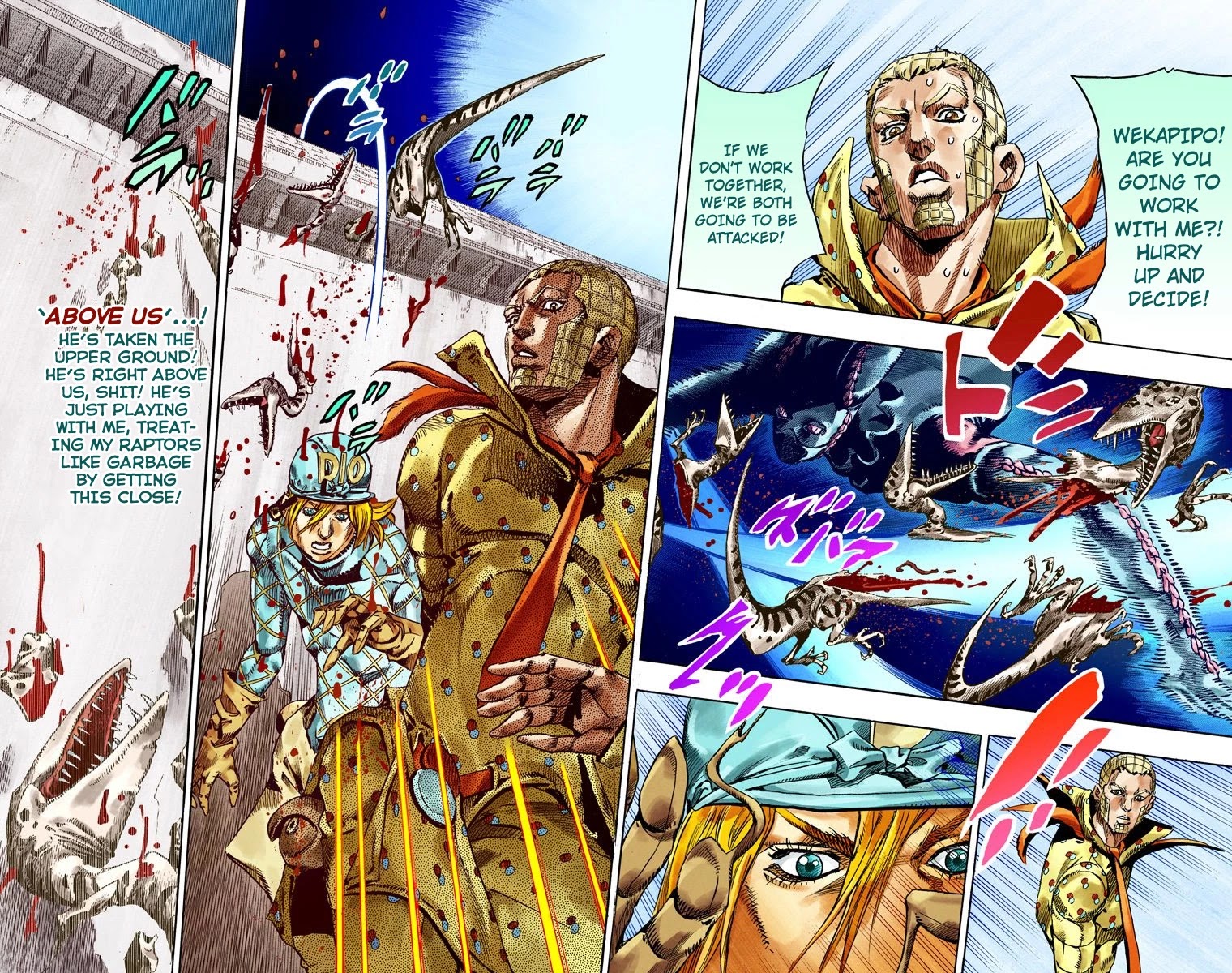 JoJo's Bizarre Adventure Part 7 - Steel Ball Run (Official Colored) Chapter 68 page 36 - Chapter 68: D4C Part 3