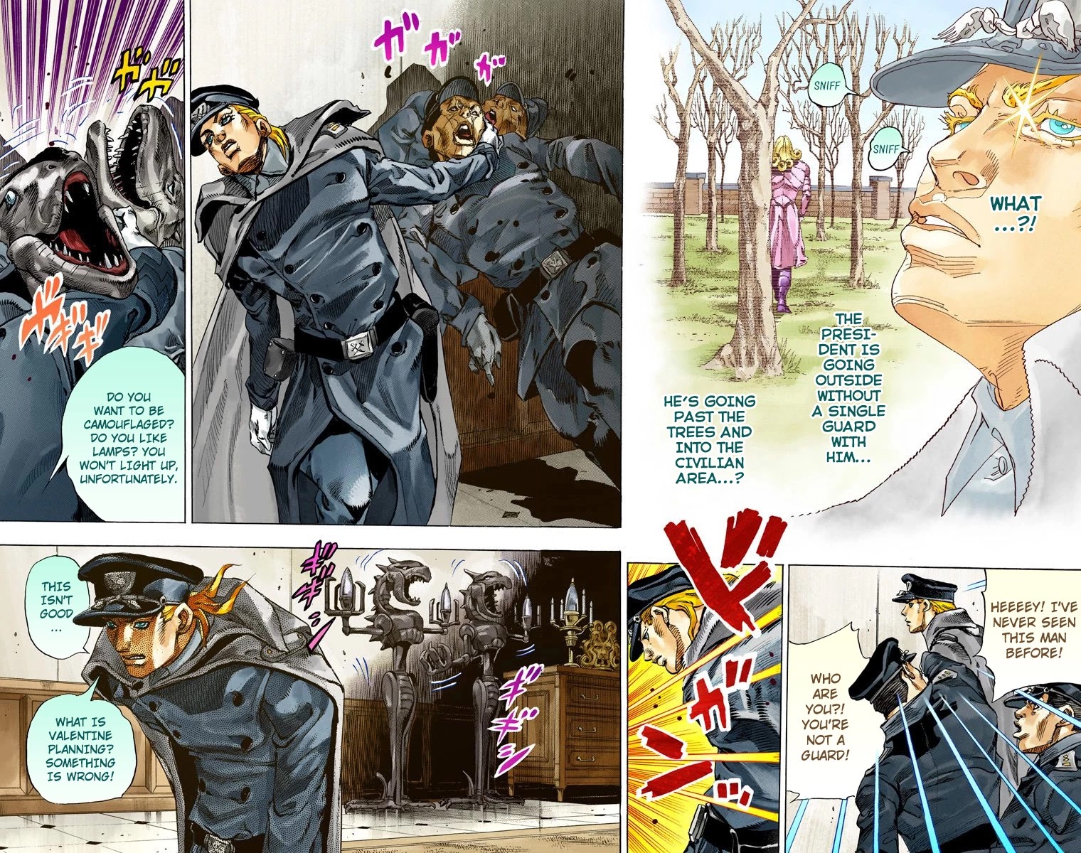 JoJo's Bizarre Adventure Part 7 - Steel Ball Run (Official Colored) Chapter 68 page 6 - Chapter 68: D4C Part 3