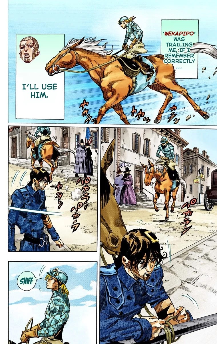 JoJo's Bizarre Adventure Part 7 - Steel Ball Run (Official Colored) Chapter 68 page 9 - Chapter 68: D4C Part 3