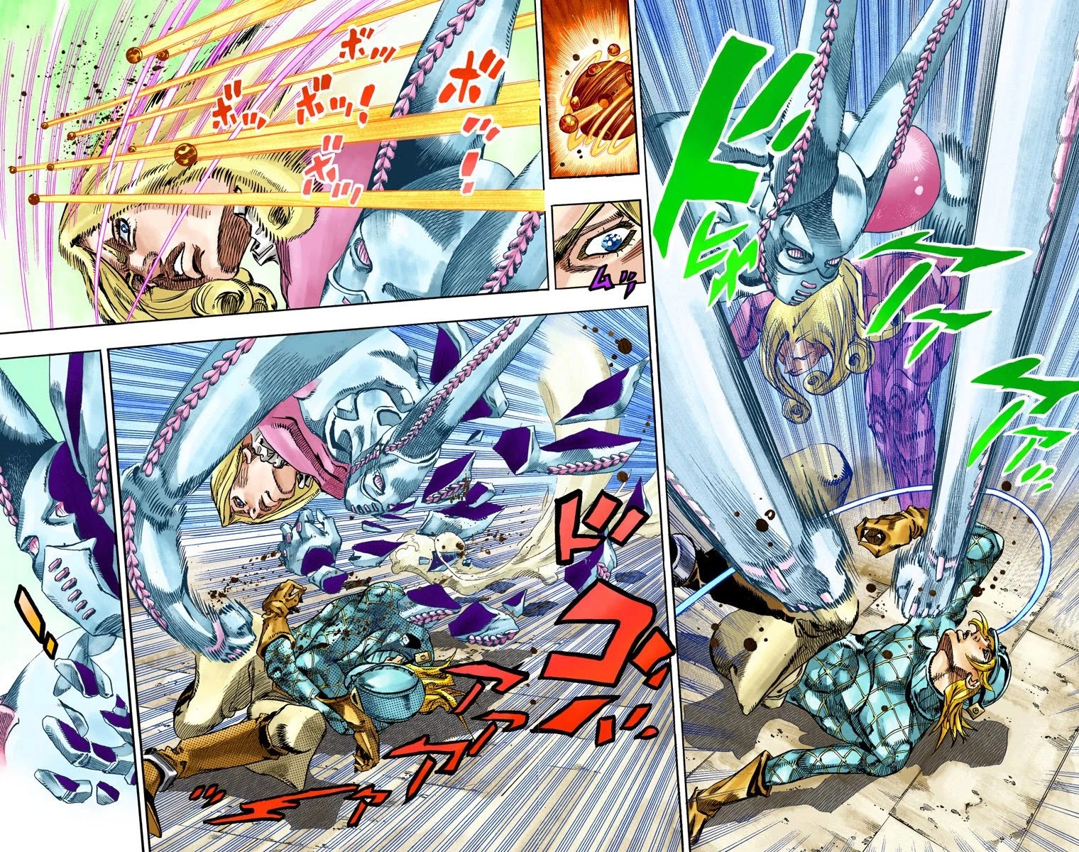 JoJo's Bizarre Adventure Part 7 - Steel Ball Run (Official Colored) Chapter 69 page 14 - Chapter 69: D4C Part 4