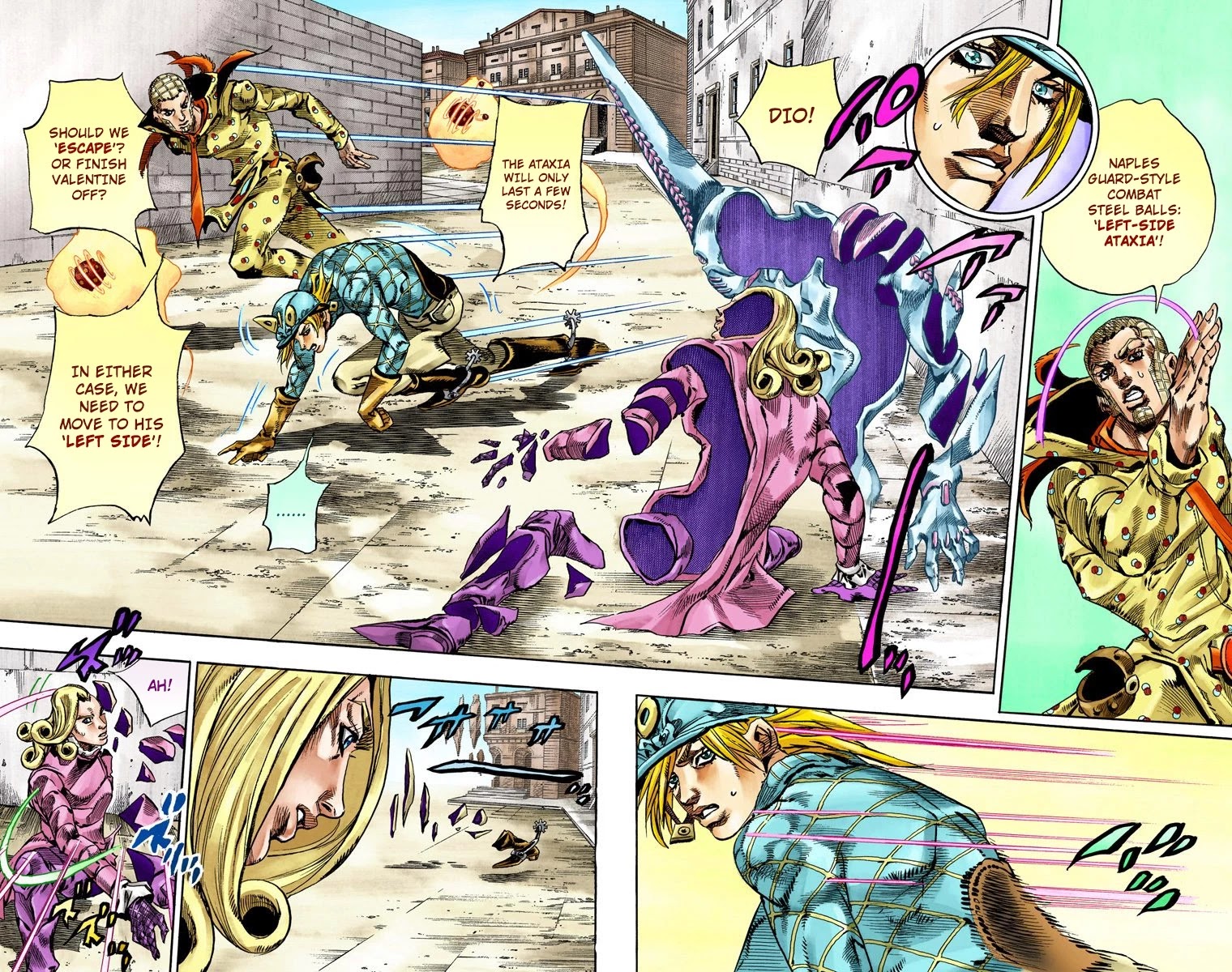 JoJo's Bizarre Adventure Part 7 - Steel Ball Run (Official Colored) Chapter 69 page 15 - Chapter 69: D4C Part 4