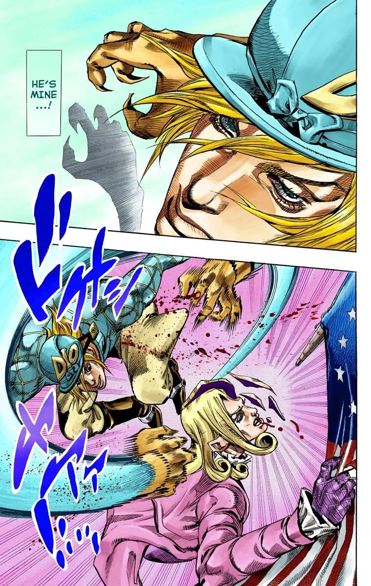 JoJo's Bizarre Adventure Part 7 - Steel Ball Run (Official Colored) Chapter 69 page 17 - Chapter 69: D4C Part 4