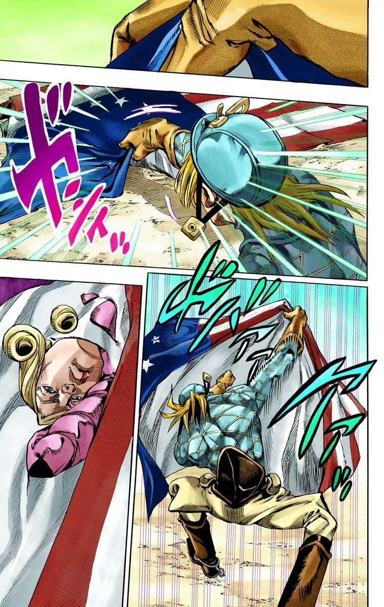 JoJo's Bizarre Adventure Part 7 - Steel Ball Run (Official Colored) Chapter 69 page 20 - Chapter 69: D4C Part 4