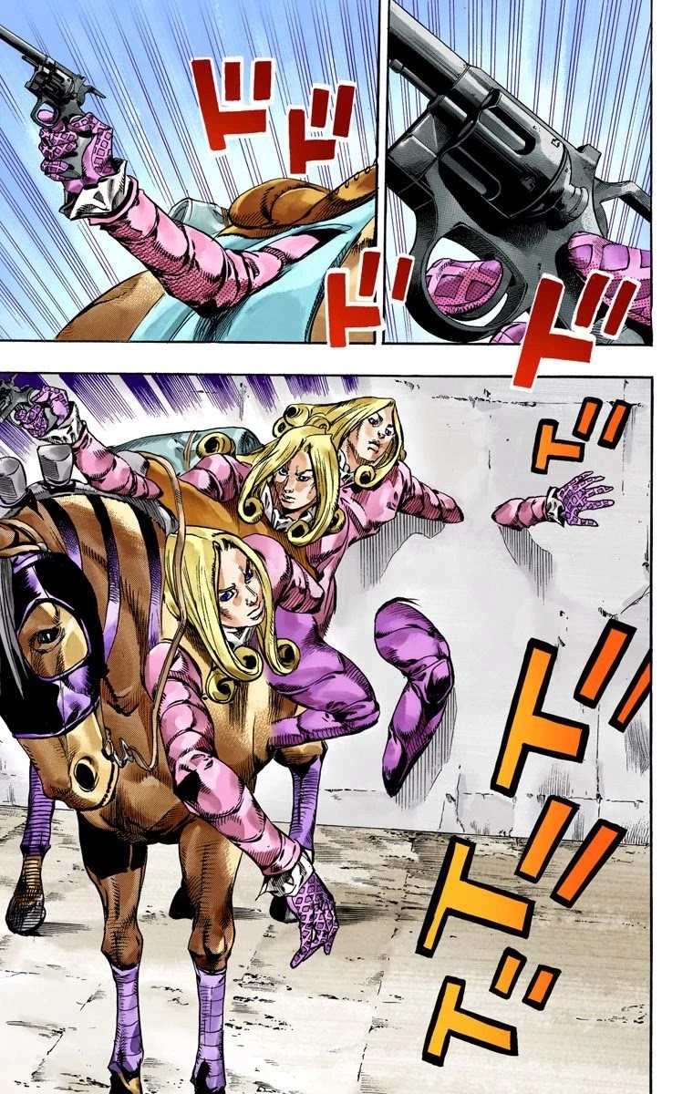 JoJo's Bizarre Adventure Part 7 - Steel Ball Run (Official Colored) Chapter 69 page 36 - Chapter 69: D4C Part 4