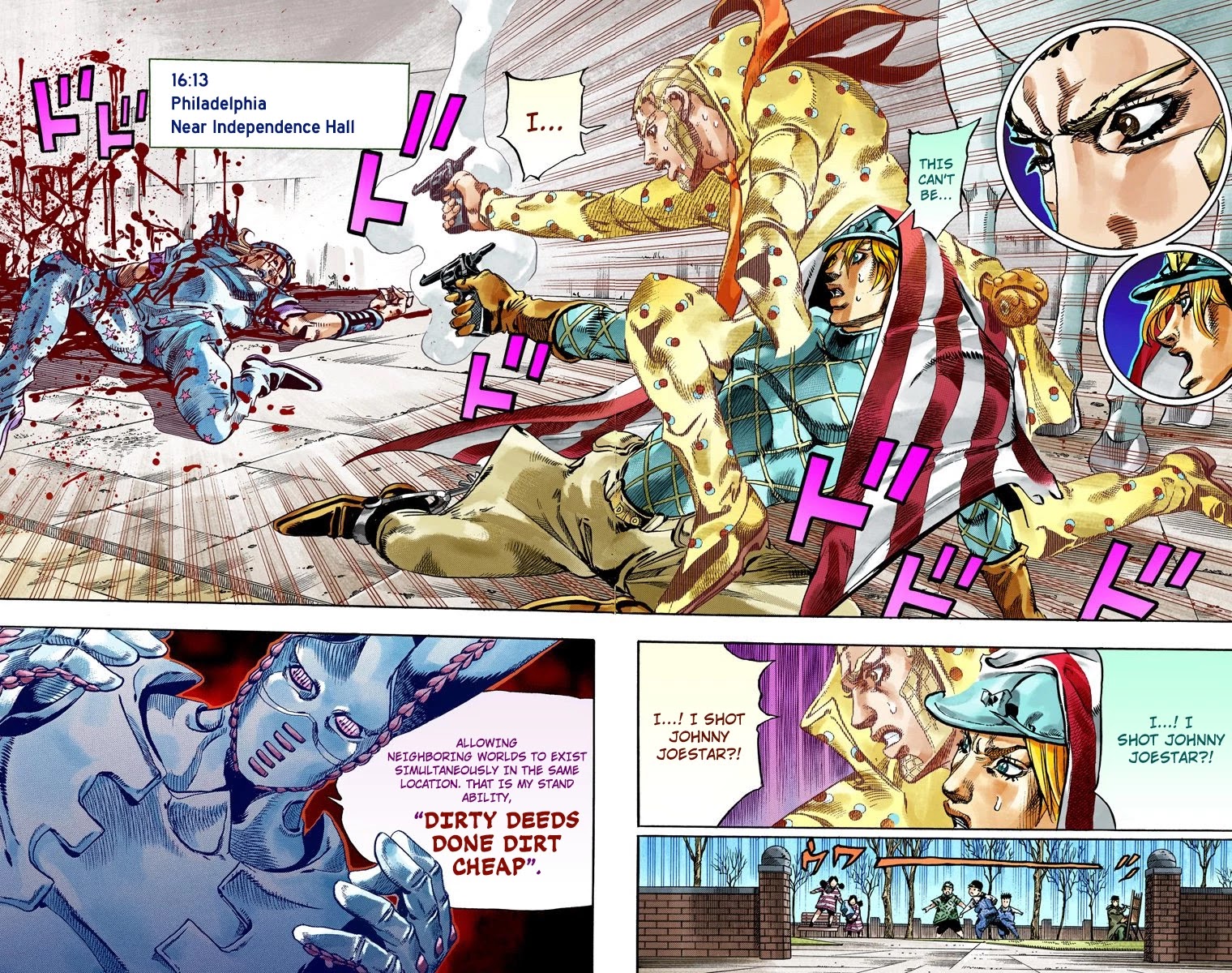 JoJo's Bizarre Adventure Part 7 - Steel Ball Run (Official Colored) Chapter 69 page 37 - Chapter 69: D4C Part 4