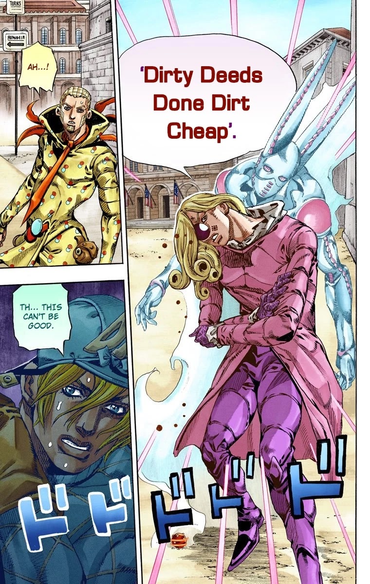 JoJo's Bizarre Adventure Part 7 - Steel Ball Run (Official Colored) Chapter 69 page 8 - Chapter 69: D4C Part 4