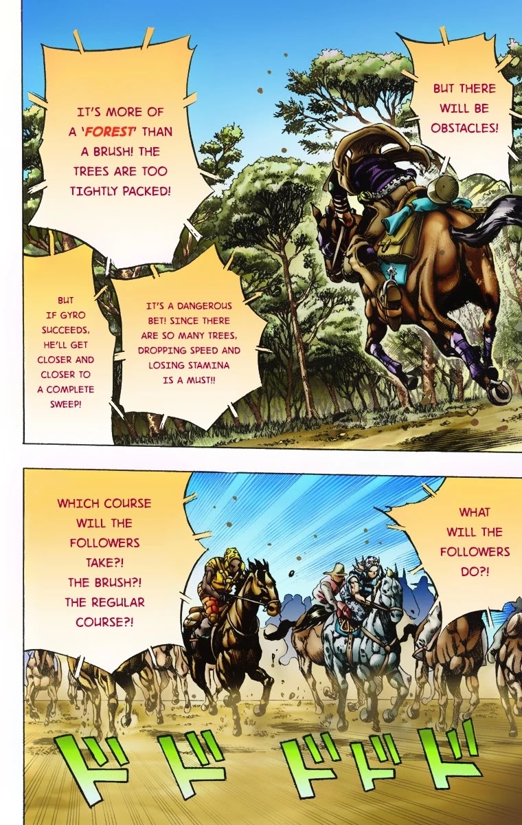 JoJo's Bizarre Adventure Part 7 - Steel Ball Run (Official Colored) Chapter 7 page 20 - Chapter 7: Pocoloco and Sandman
