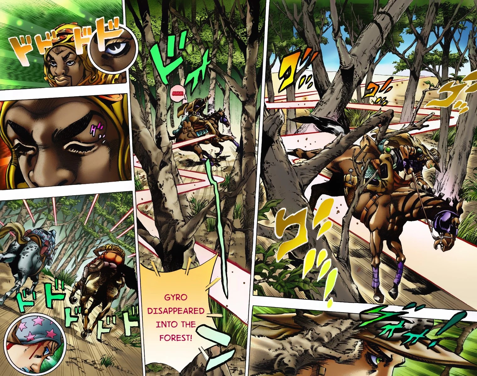 JoJo's Bizarre Adventure Part 7 - Steel Ball Run (Official Colored) Chapter 7 page 23 - Chapter 7: Pocoloco and Sandman