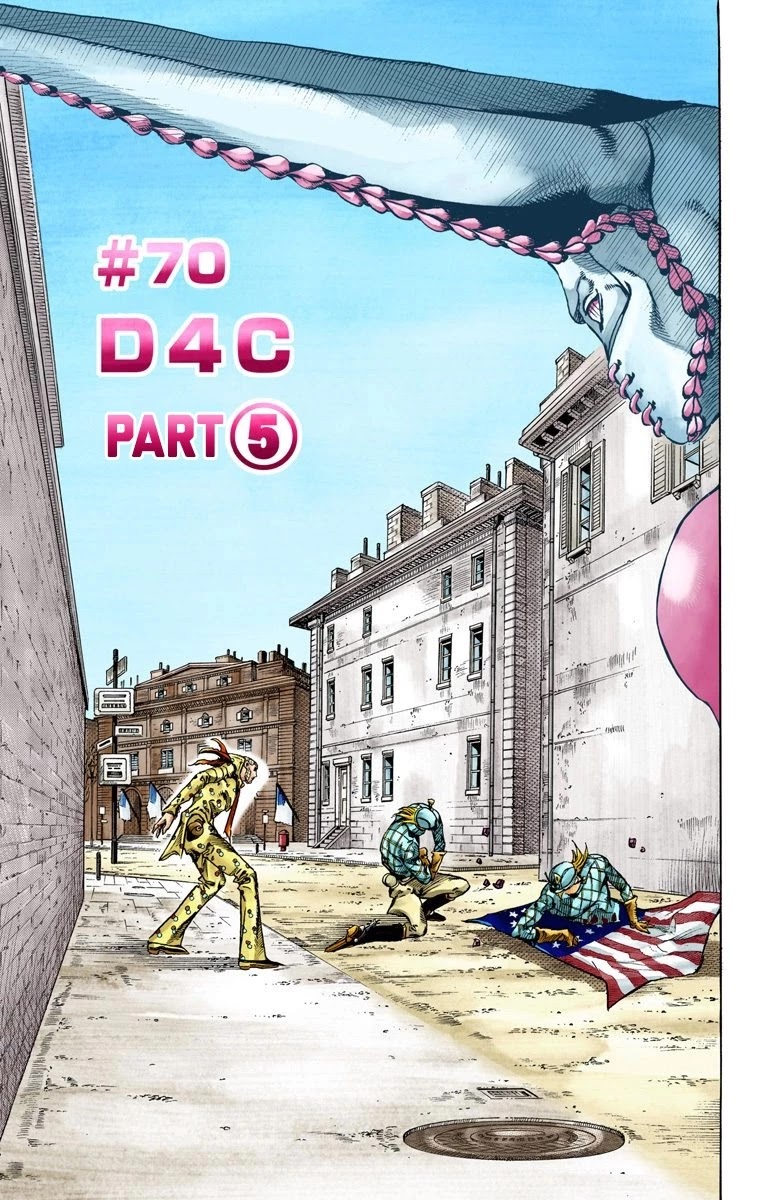 JoJo's Bizarre Adventure Part 7 - Steel Ball Run (Official Colored) Chapter 70 page 2 - Chapter 70: D4C Part 5