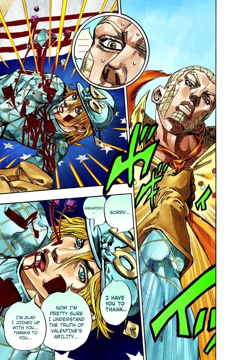 JoJo's Bizarre Adventure Part 7 - Steel Ball Run (Official Colored) Chapter 70 page 24 - Chapter 70: D4C Part 5