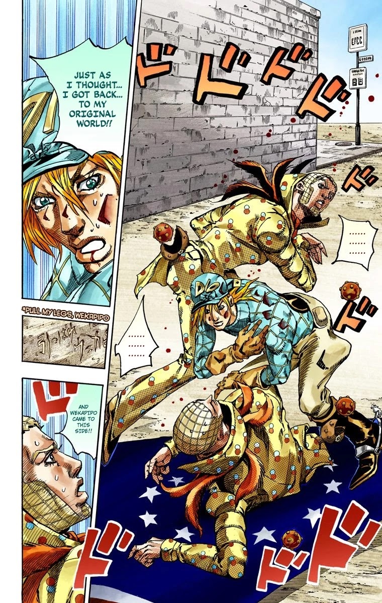 JoJo's Bizarre Adventure Part 7 - Steel Ball Run (Official Colored) Chapter 70 page 27 - Chapter 70: D4C Part 5
