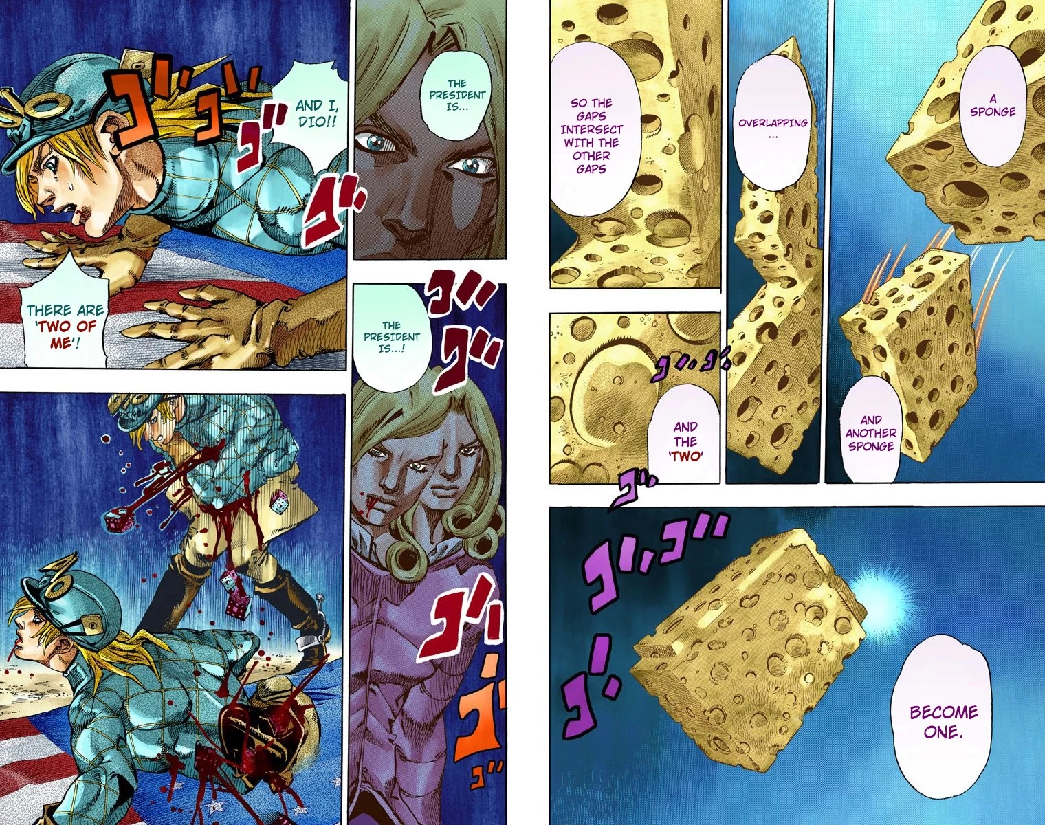 JoJo's Bizarre Adventure Part 7 - Steel Ball Run (Official Colored) Chapter 70 page 3 - Chapter 70: D4C Part 5