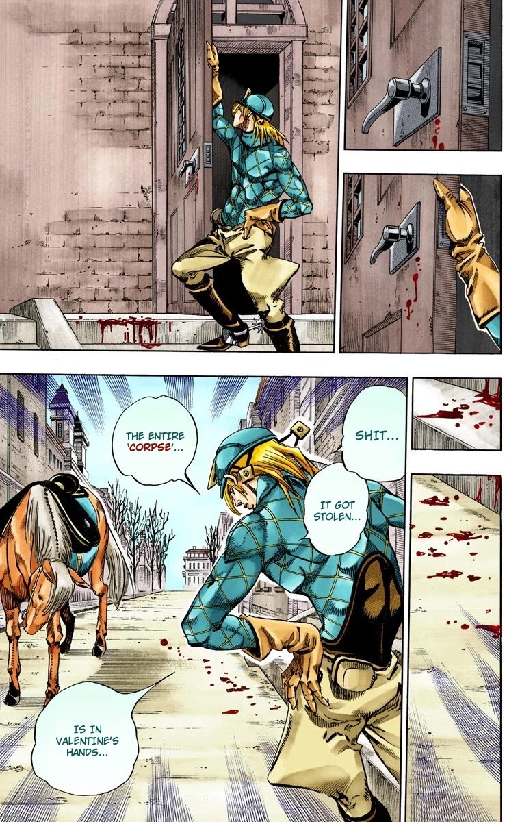 JoJo's Bizarre Adventure Part 7 - Steel Ball Run (Official Colored) Chapter 70 page 33 - Chapter 70: D4C Part 5