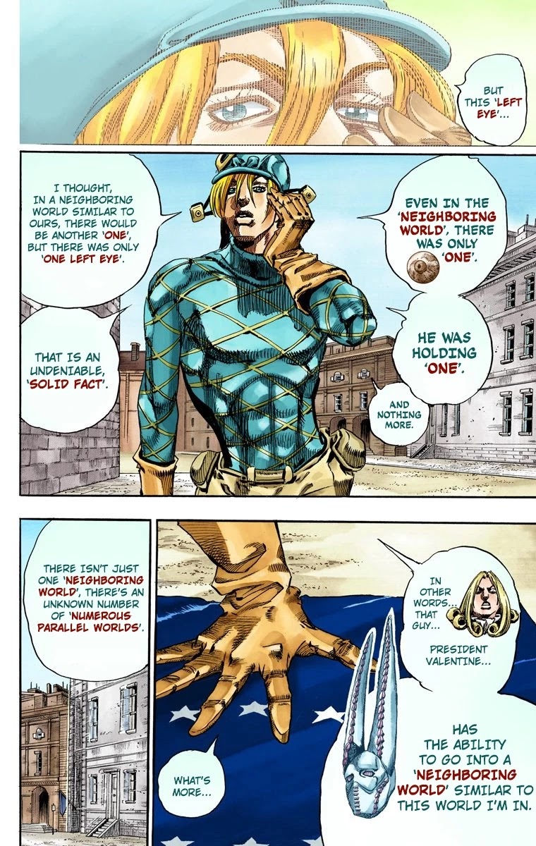 JoJo's Bizarre Adventure Part 7 - Steel Ball Run (Official Colored) Chapter 70 page 34 - Chapter 70: D4C Part 5