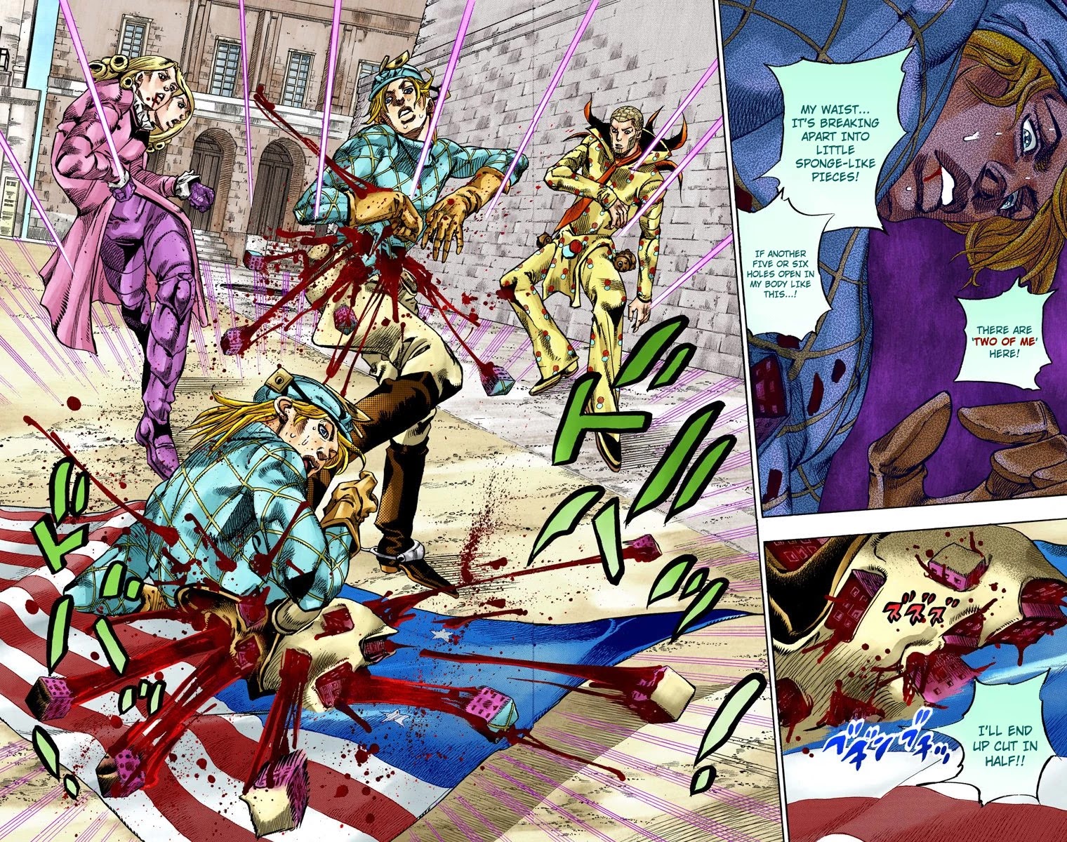 JoJo's Bizarre Adventure Part 7 - Steel Ball Run (Official Colored) Chapter 70 page 4 - Chapter 70: D4C Part 5