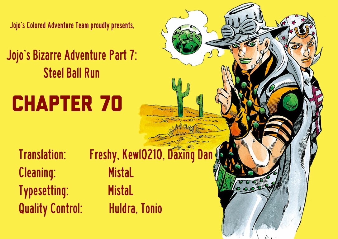 JoJo's Bizarre Adventure Part 7 - Steel Ball Run (Official Colored) Chapter 70 page 40 - Chapter 70: D4C Part 5