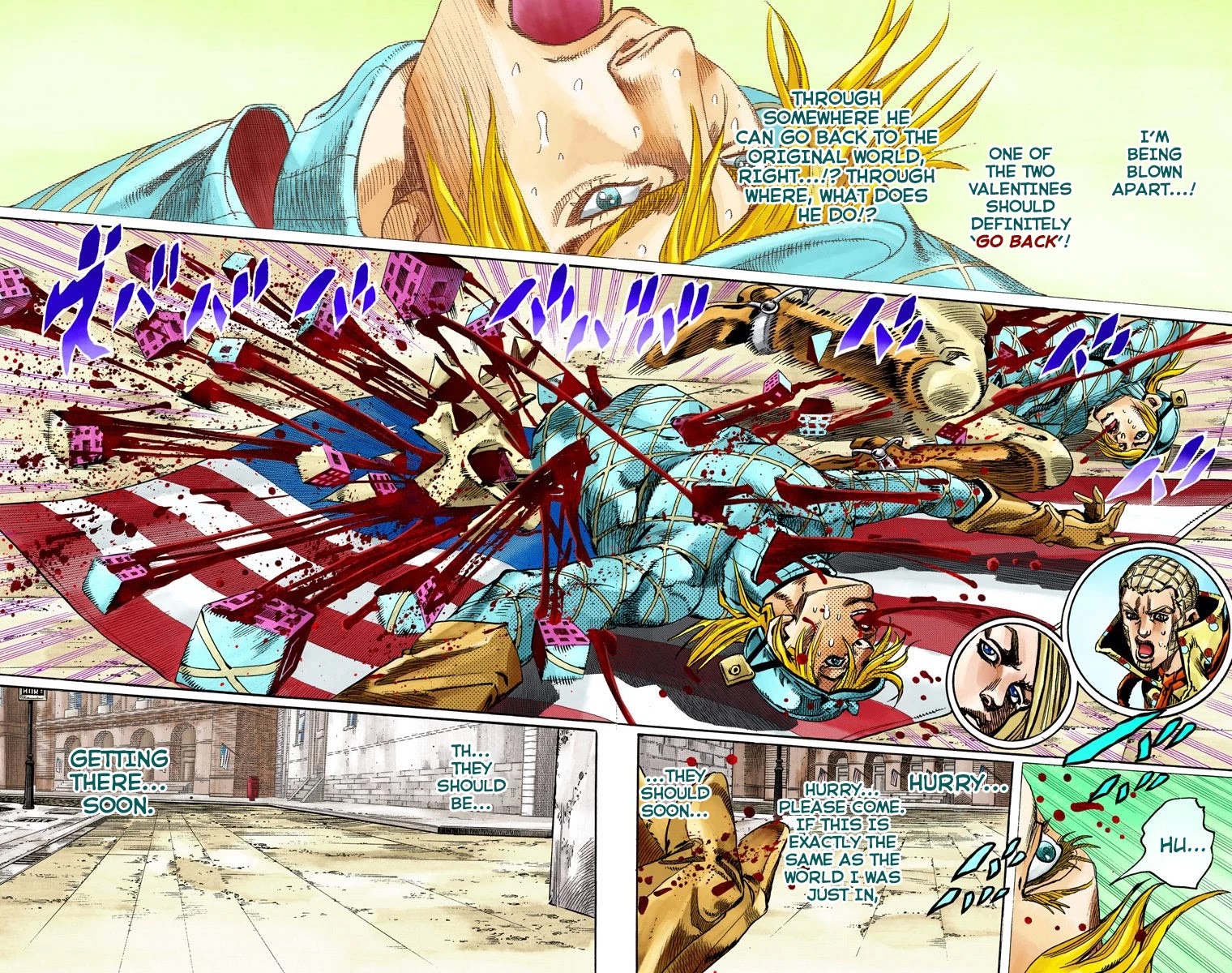 JoJo's Bizarre Adventure Part 7 - Steel Ball Run (Official Colored) Chapter 70 page 7 - Chapter 70: D4C Part 5